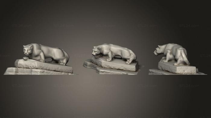 Animal figurines (Lion 2 0, STKJ_2312) 3D models for cnc